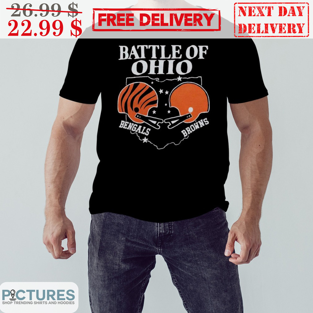 FREE shipping Battle Of Ohio Cincinnati Bengals And Cleveland