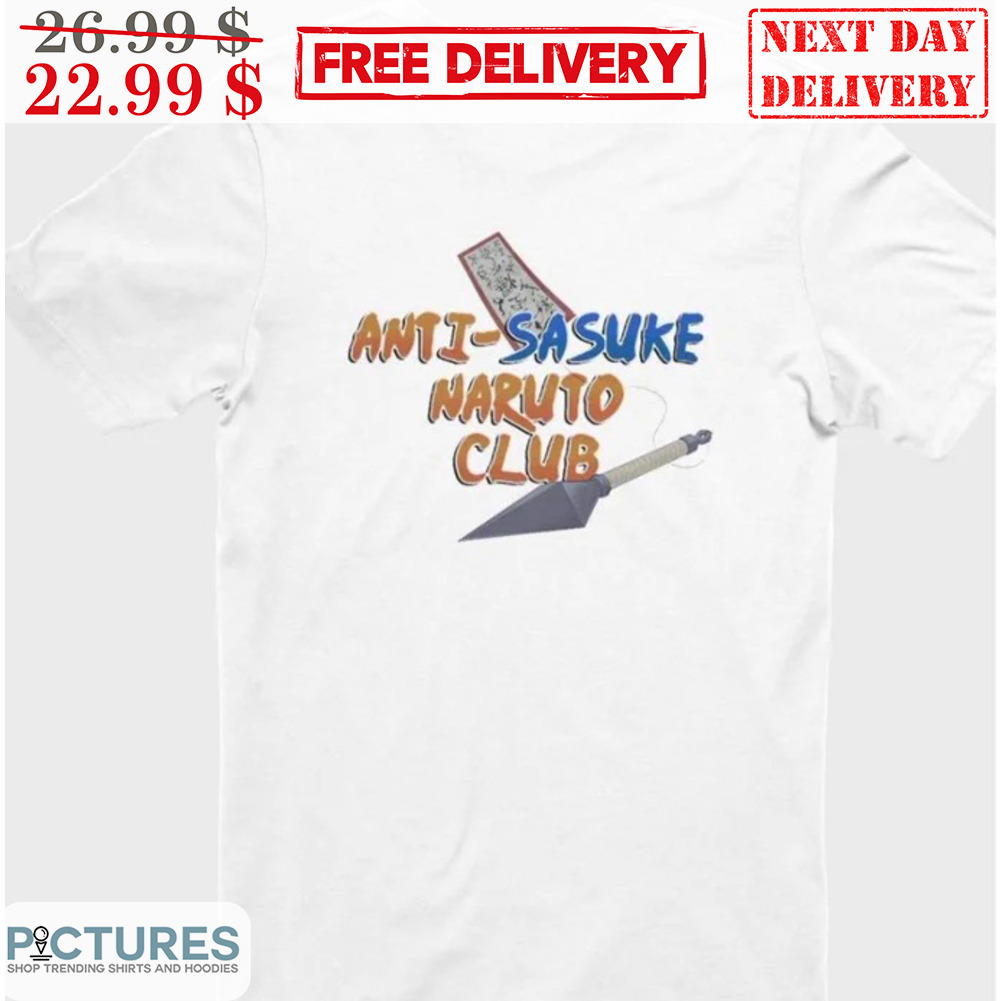 Anti-Sasuke Natuto Club Kunai Shirt