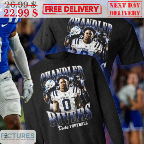 Chandler Rivers Duke Football Duke Blue Devils NFL Vintage Shirt
