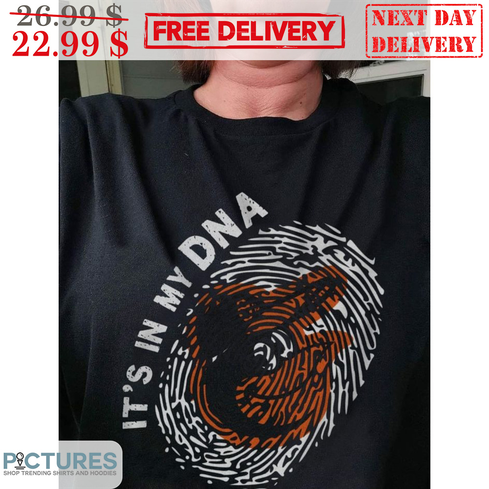 It's In My DNA Baltimore Orioles MLB Fingerprint Shirt