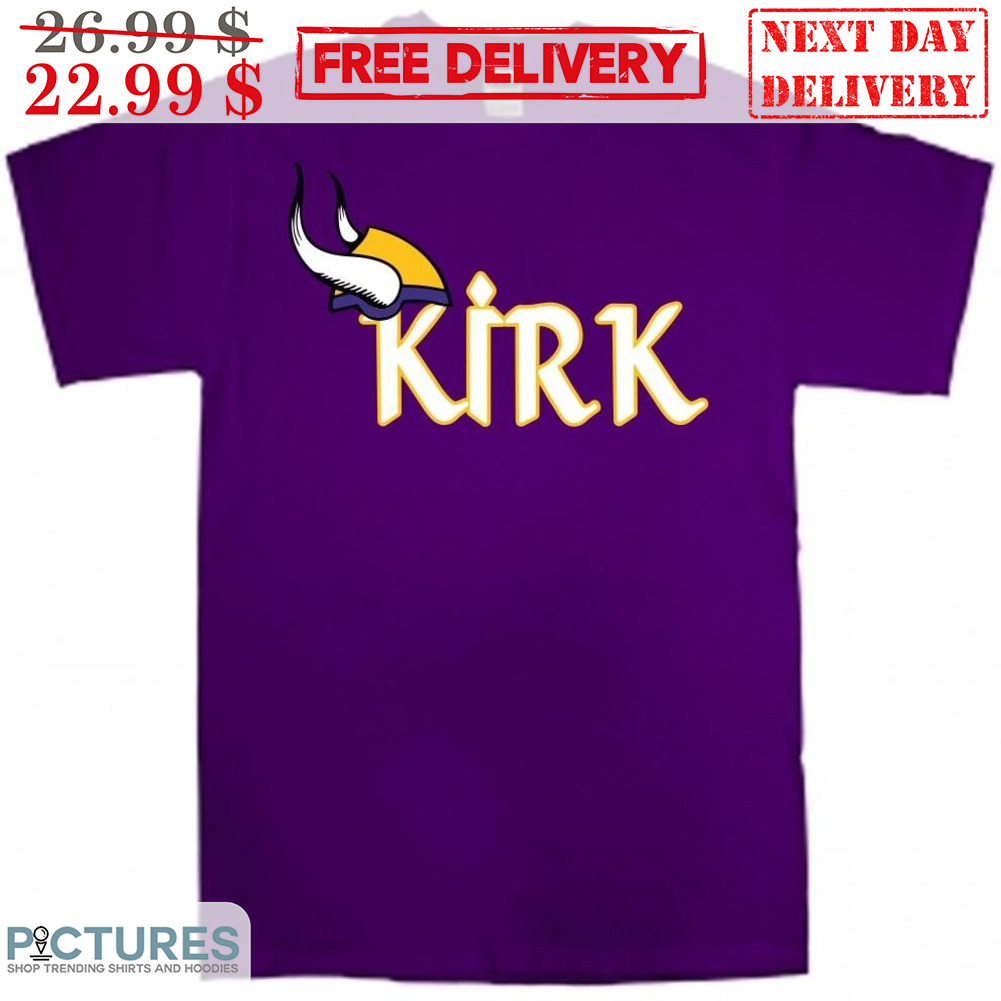 Kirk Cousins Minnesota Vikings NFL Logo Shirt