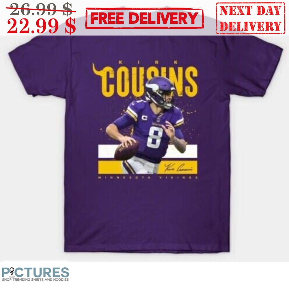 Kirk Cousins Minnesota Vikings Signature NFL Vintage Shirt