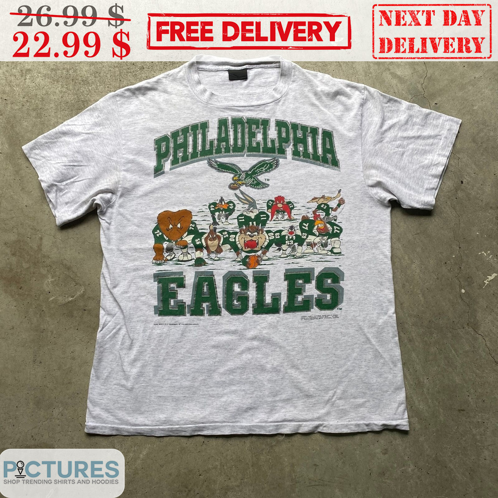 Looney Tunes Philadelphia Eagles NFL Cartoon Vintage Shirt