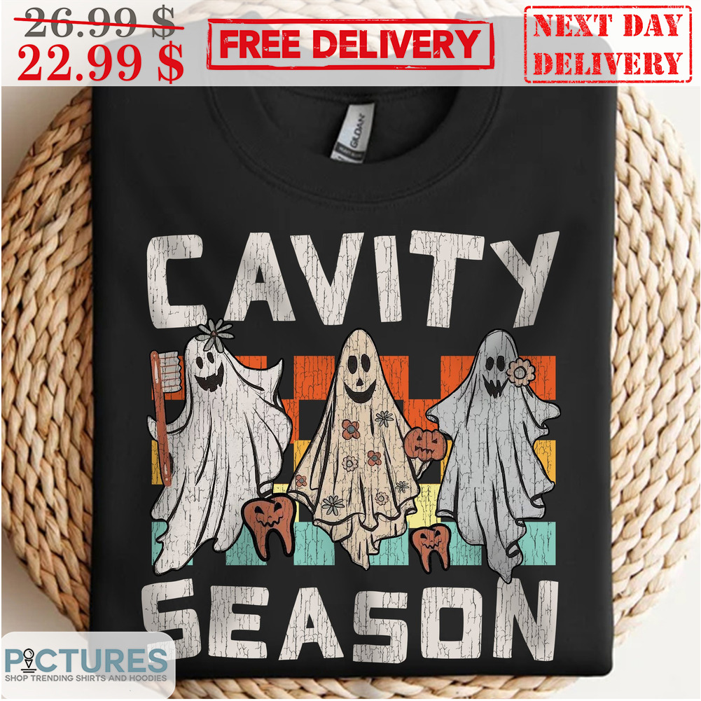 Boo Ghost Cavity Season Vintage Boho Checkerboard Shirt