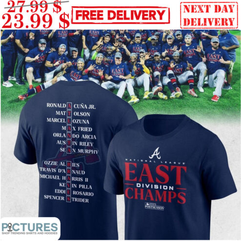 Atlanta Braves East Division Champs MLB Shirt
