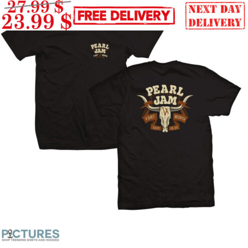 Pearl Jam Fort Worth Sept 13 23 Rock Band Vintage Shirt