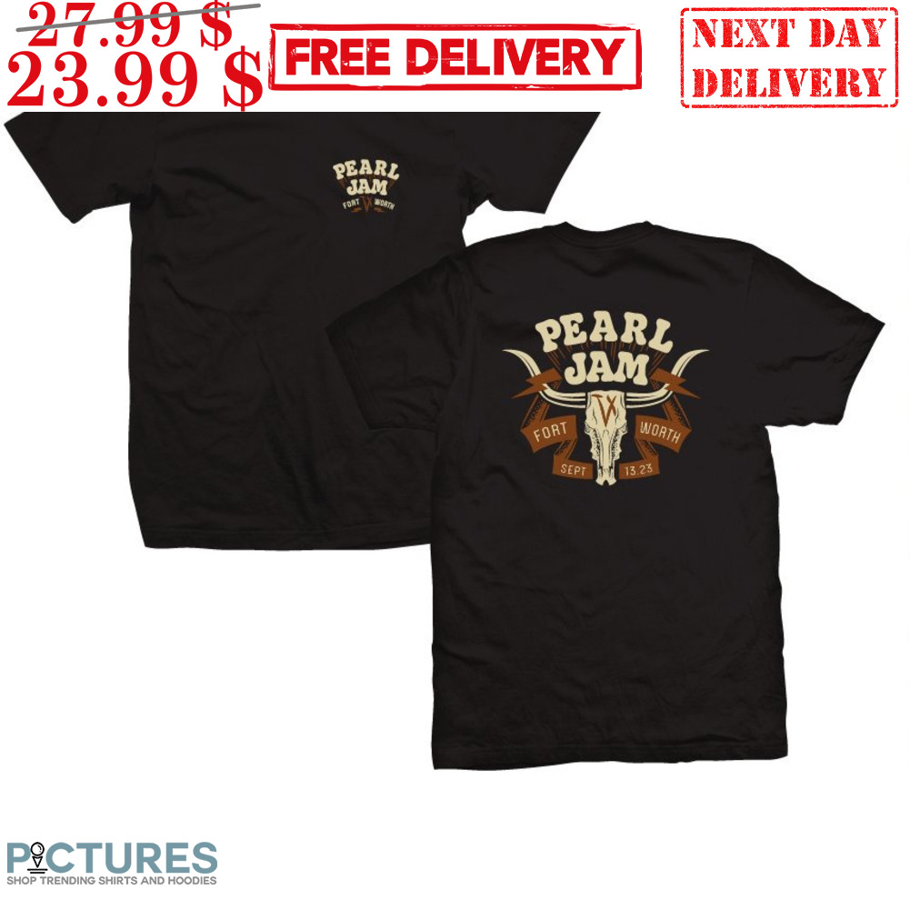 Pearl Jam Fort Worth Sept 13 23 Rock Band Vintage Shirt