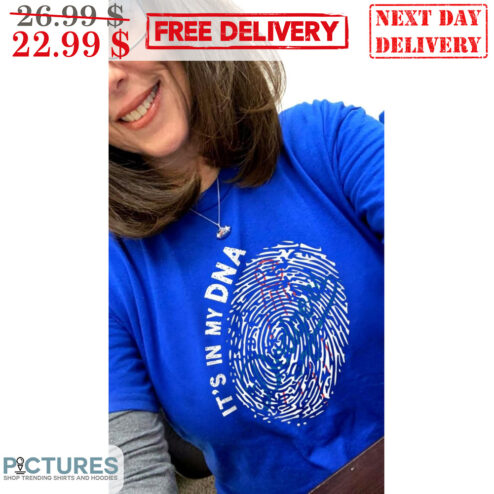 Fingerprint It's In My DNA Los Angeles Dodgers MLB Vintage Shirt