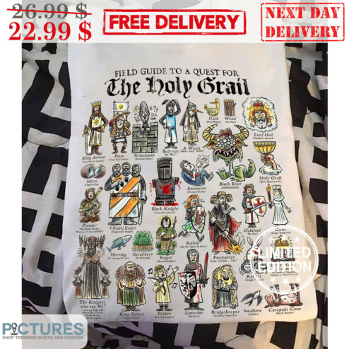 Monty Python Field Guide To A Quest For The Holy Grail Shirt