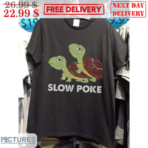 Couple Turtles Slow Poke Vintage Shirt
