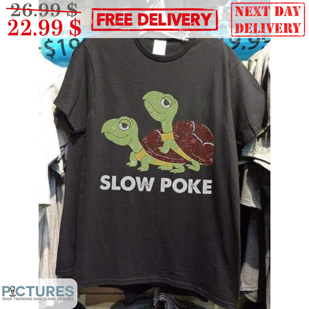 Couple Turtles Slow Poke Vintage Shirt