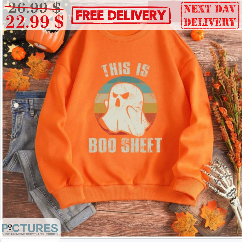 Ghost This Is Boo Sheet Retro Vintage Halloween 2023 Shirt