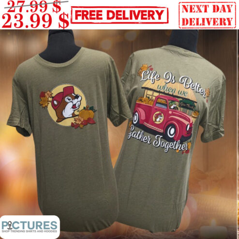 Buc-ee's Life Is Better When We Gather Together Halloween 2023 Shirt