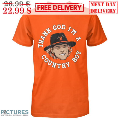 San Francisco Giants Thank God I'm A Country Boy NLW Shirt