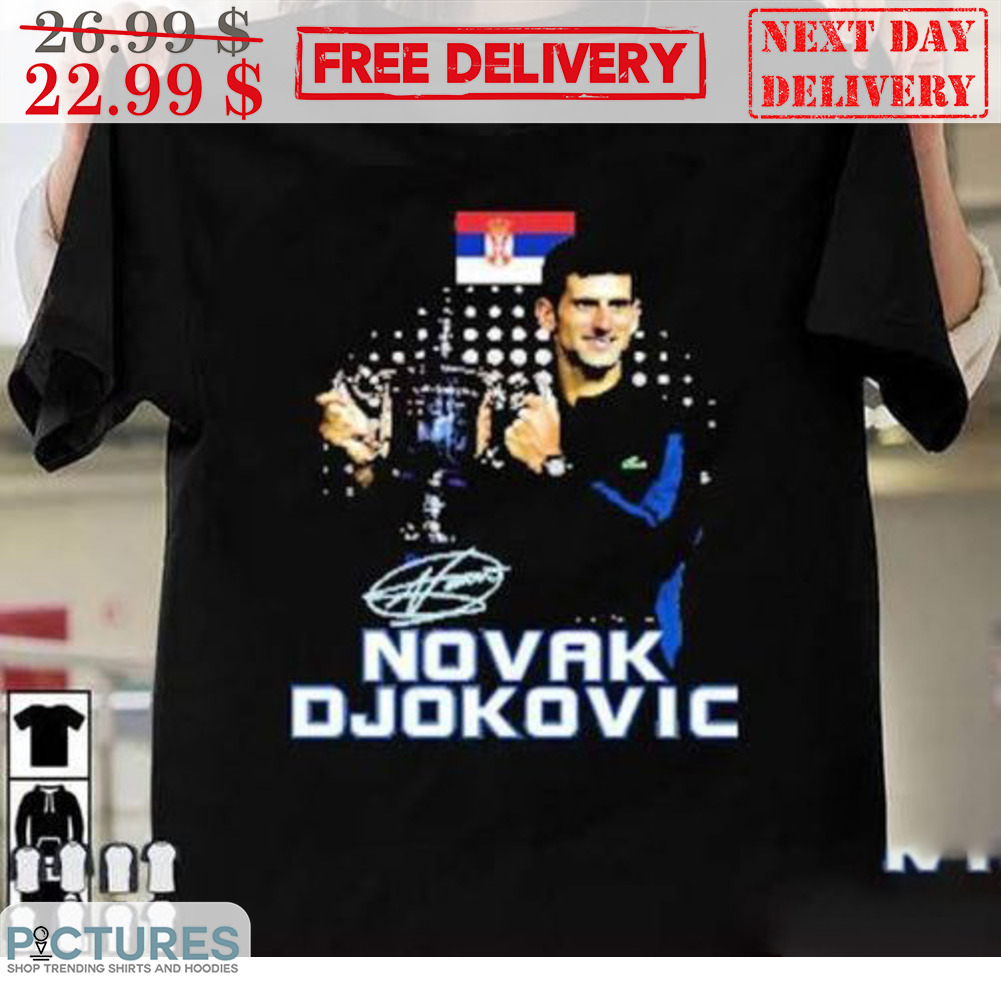 FREE shipping Novak Djokovic Signature Shirt Unisex tee hoodie