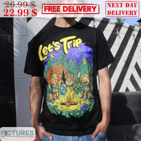 Let's Trip Camping Night Three Boys Shirt