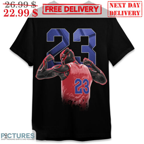Black Panther 23 Michael Jordan 23 Chicago Bulls NBA Shirt