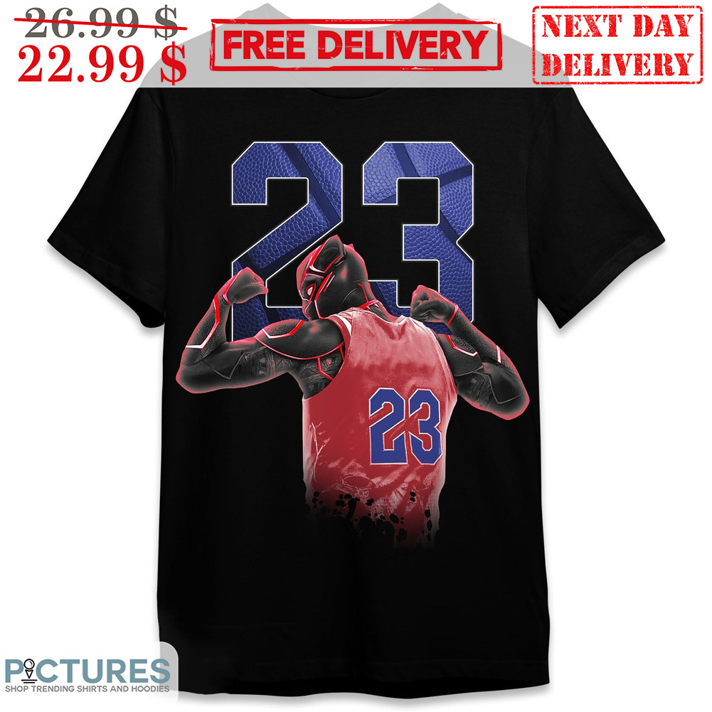 Black Panther 23 Michael Jordan 23 Chicago Bulls NBA Shirt