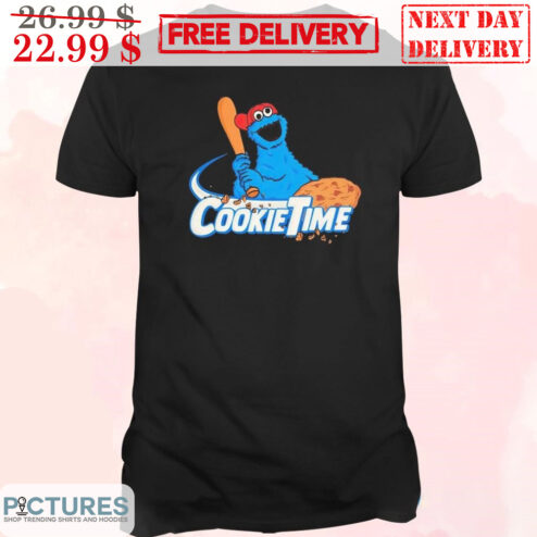 Cookie Monster Cookie Time Baseball Sesame Street Shirt