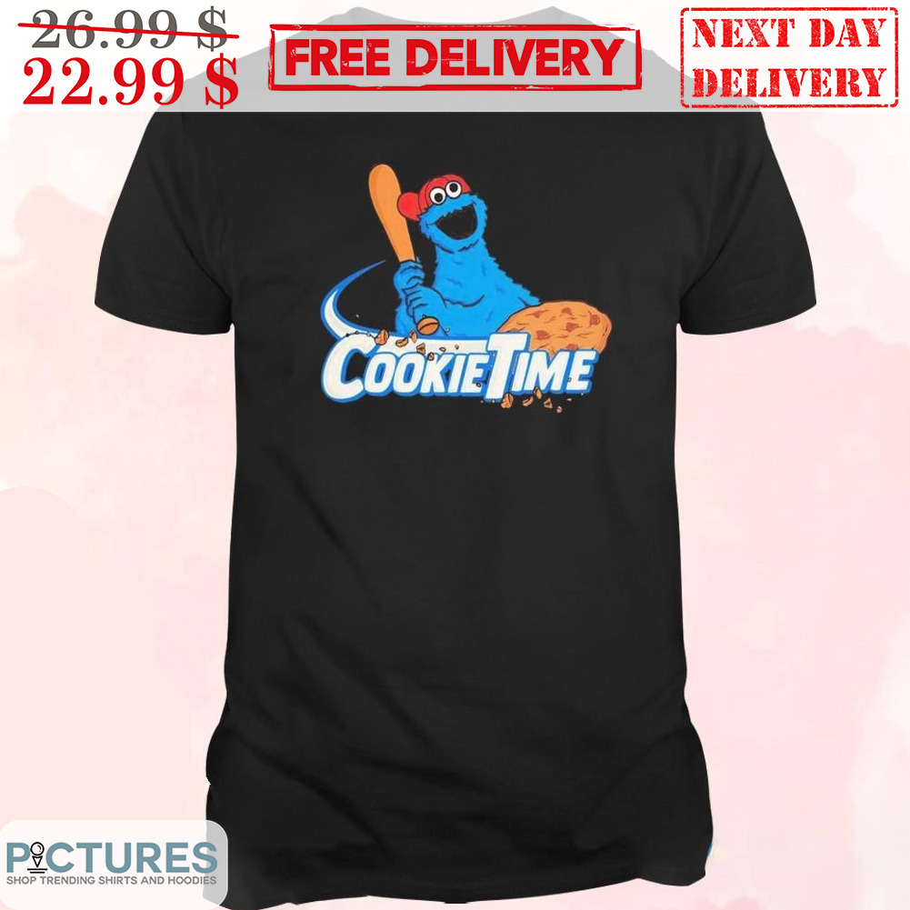 Cookie Monster Cookie Time Baseball Sesame Street Shirt