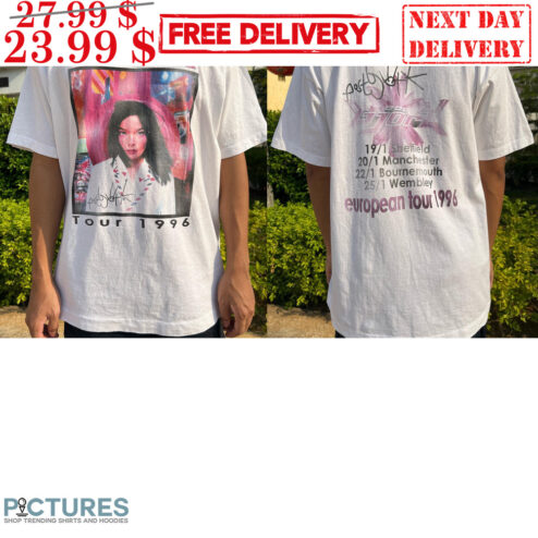 Bjork European Tour 1996 Signature Vintage Shirt
