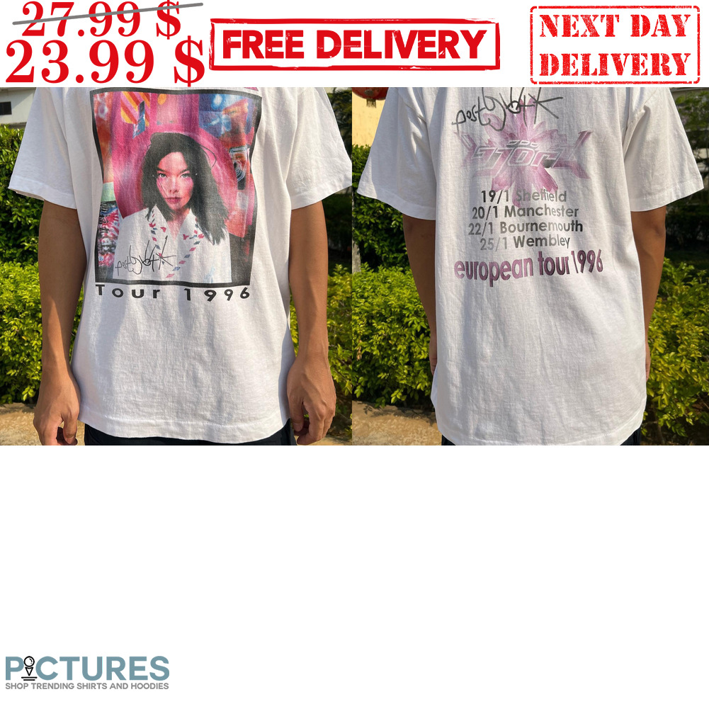 Bjork European Tour 1996 Signature Vintage Shirt