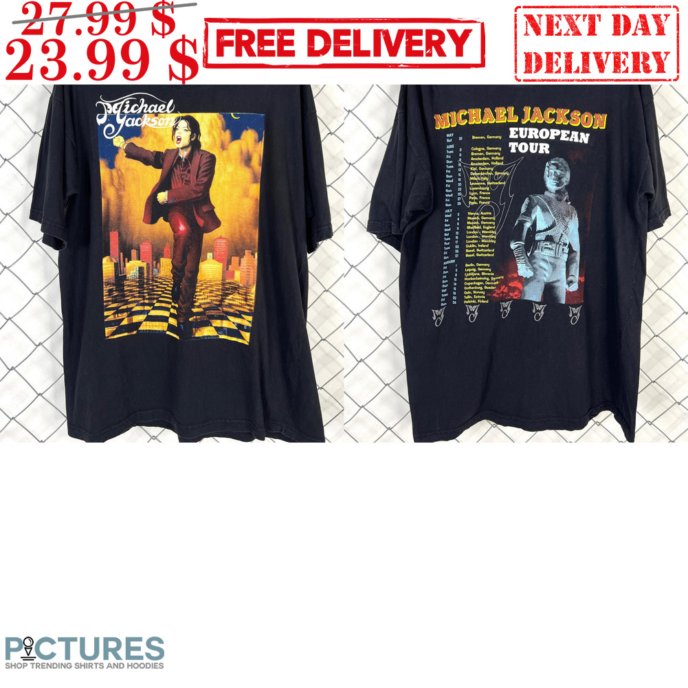 Michael Jackson Dance European Tour 90’s Vintage Shirt
