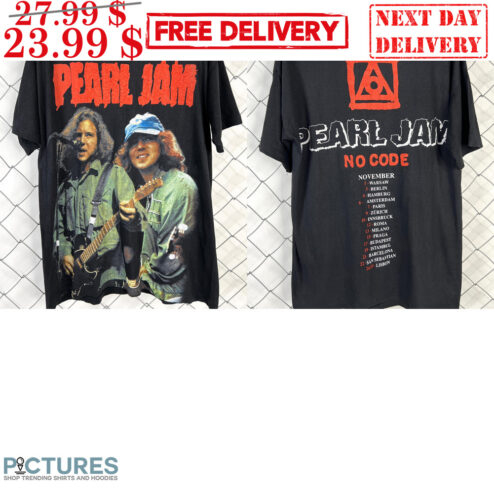 Pearl Jam Bootleg Europe Tour 1996’s Vintage Shirt