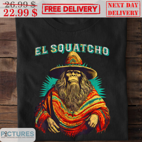 Big Foot Native El Squatcho Vintage Shirt