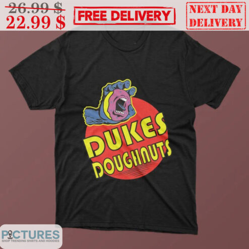Dukes Doughnuts Hand Donut Shirt