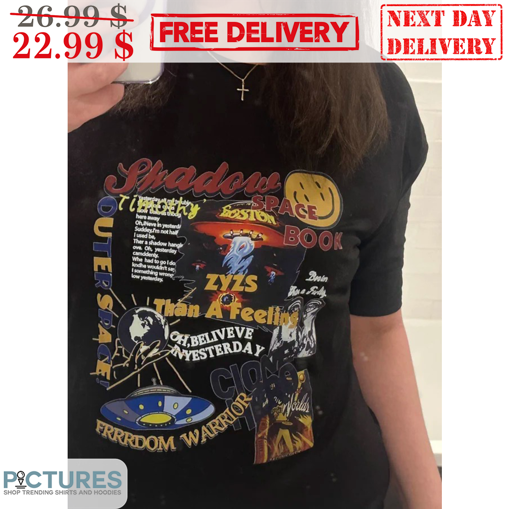 Shadow Space Book Outer Space Zyzs Than A Feeling Shirt