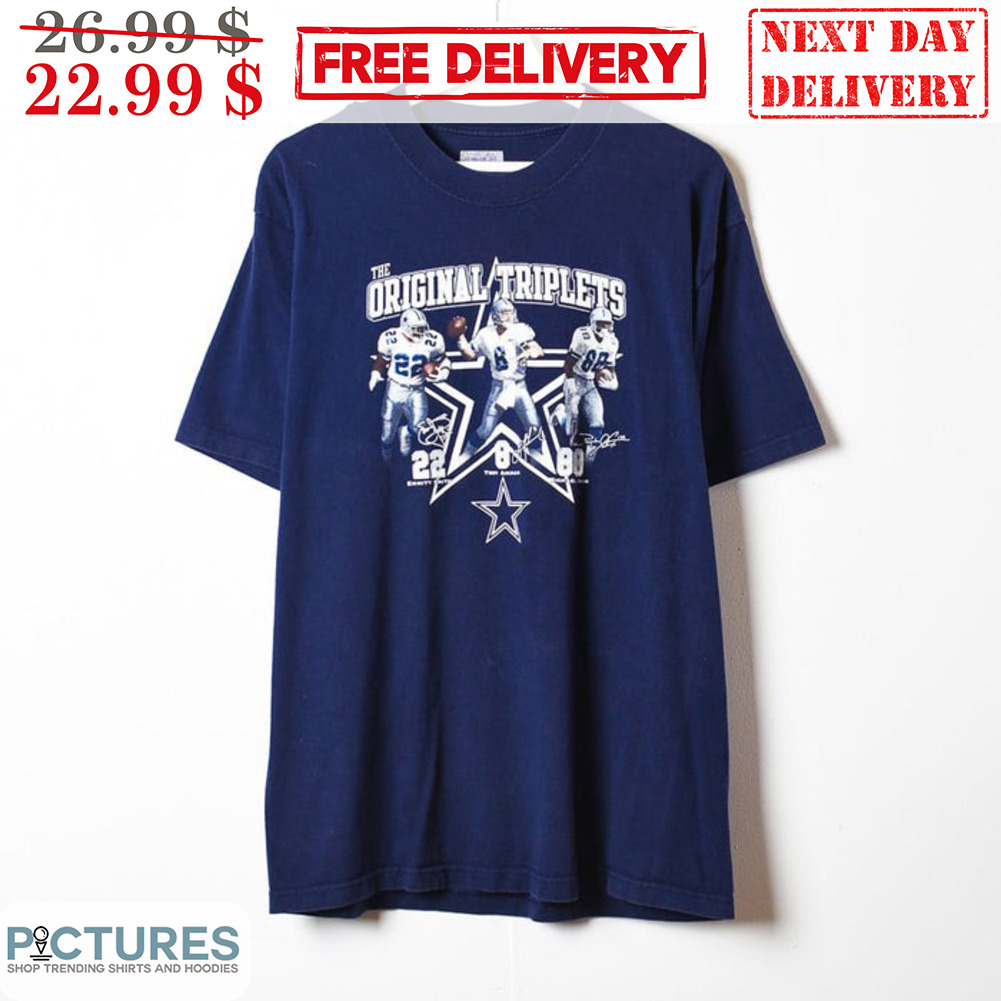 The Original Triplets Dallas Cowboys Signature Shirt