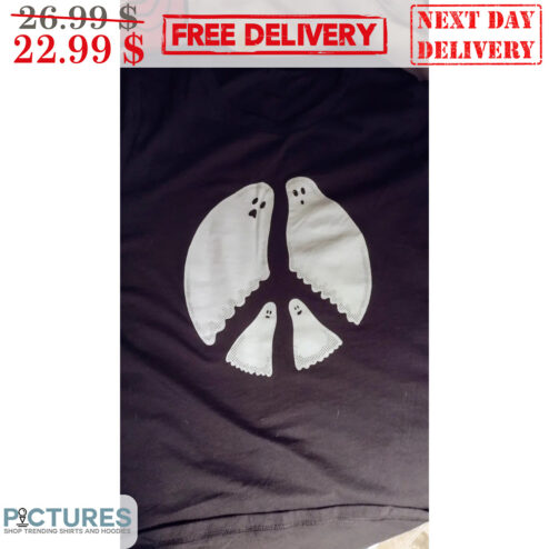 Boo Ghost Hippie Halloween 2023 Shirt