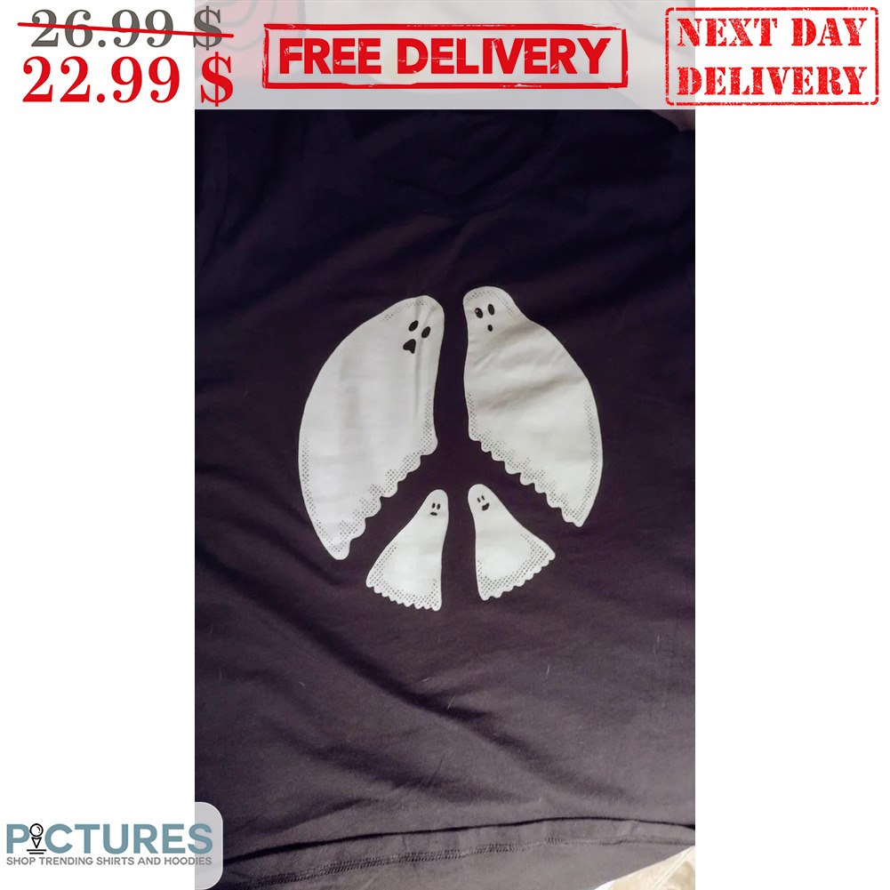 Boo Ghost Hippie Halloween 2023 Shirt