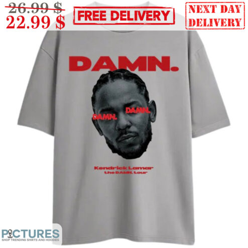 Kendrick Lamar Damn The Damn Tour Hiphop Rapper Shirt
