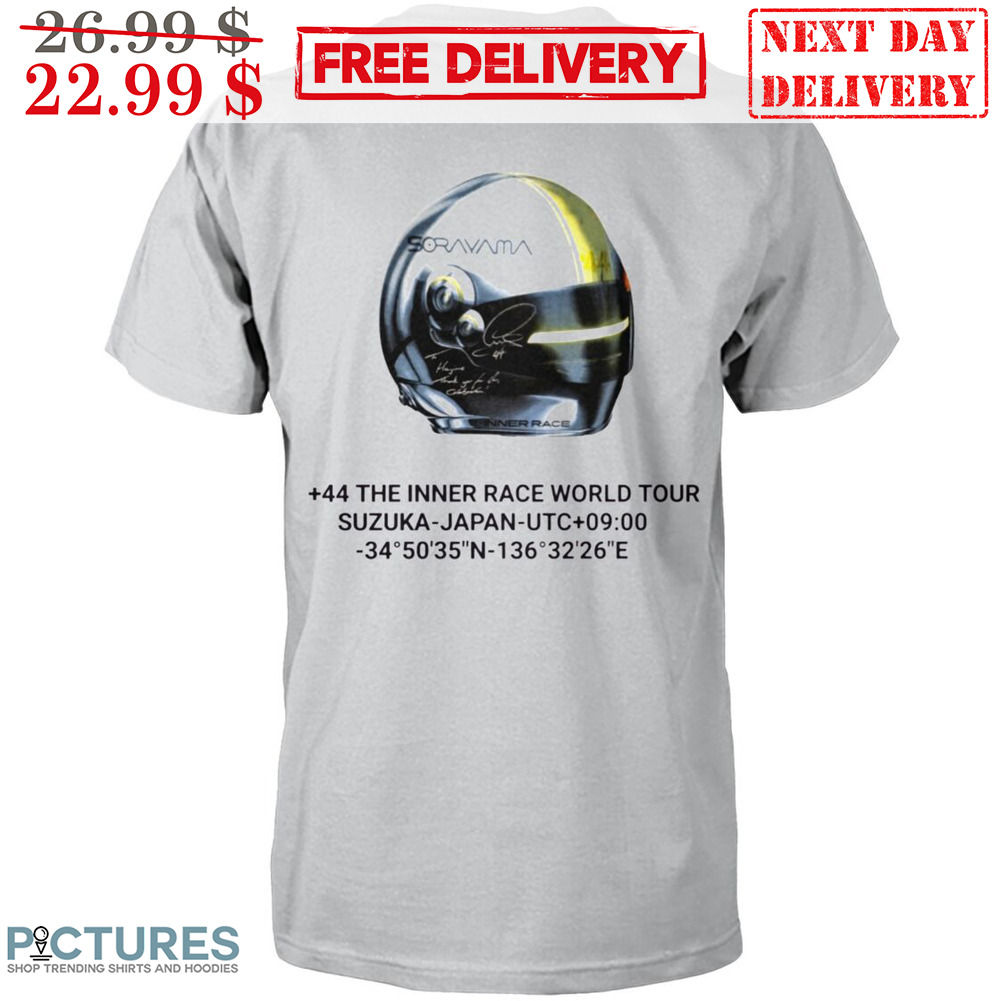 Soravama Helmet 44 The Inner Race World Tour Signature Shirt