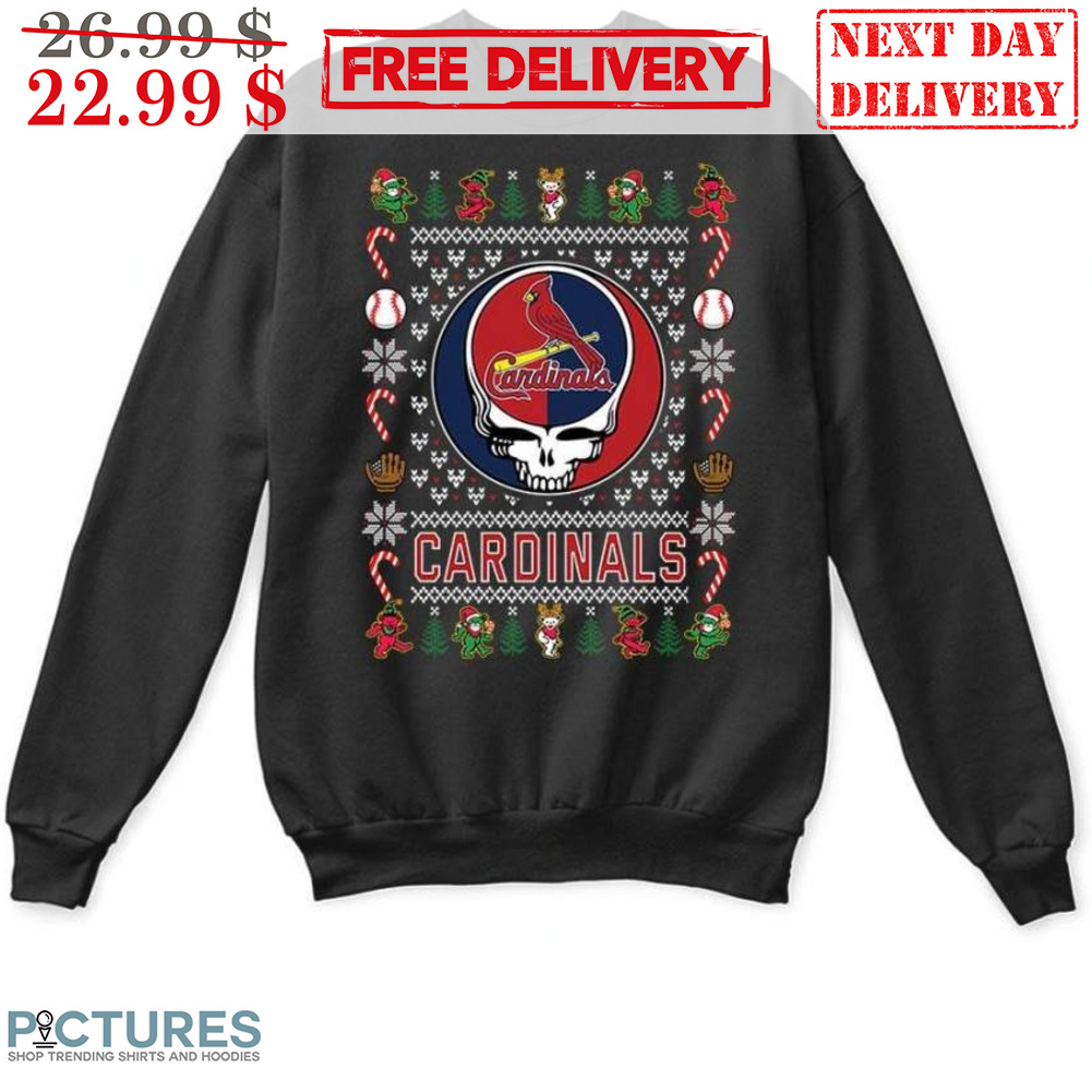 Grateful Dead St. Louis Cardinals Ugly Christmas Shirt