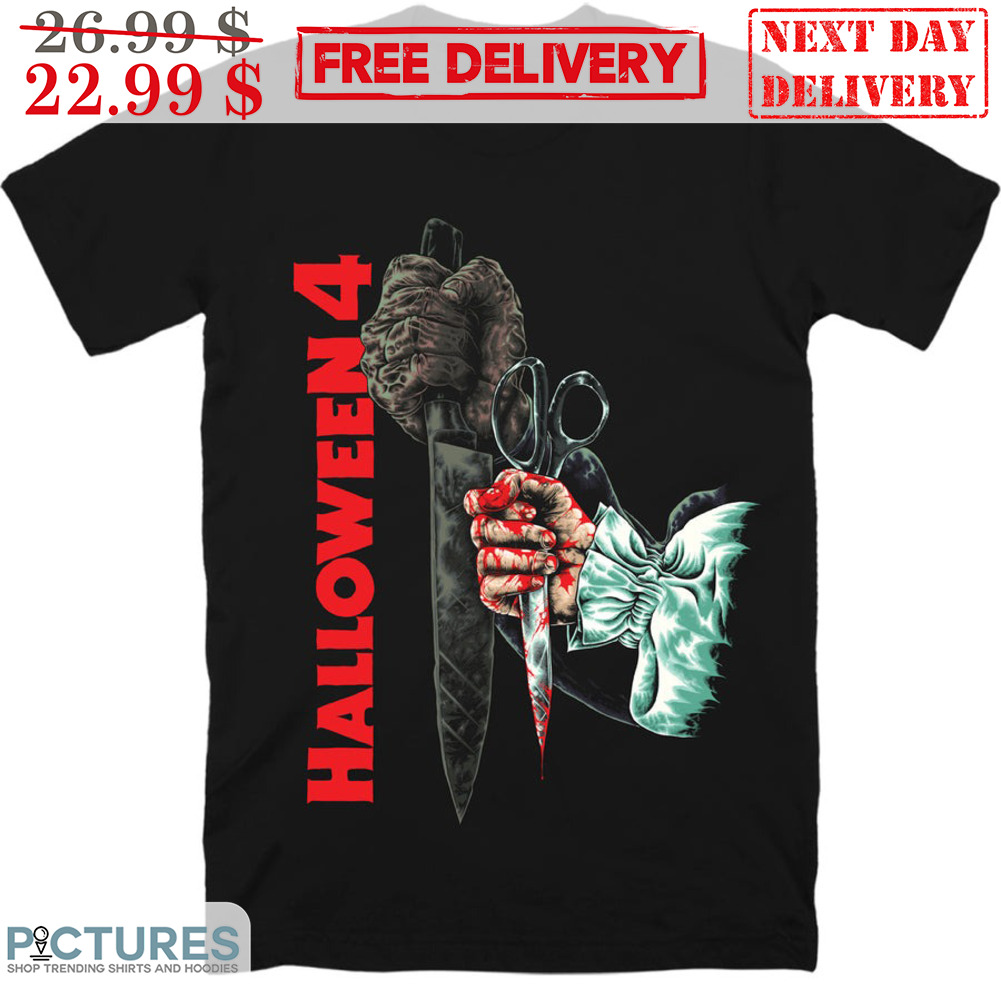 Halloween 4 Scissors Knife Horror Shirt