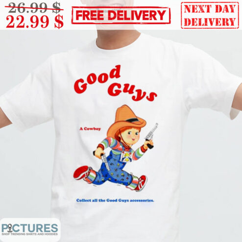 Chucky Good Guys A Cowboy Collect All The Good Guys Accessories Shirt