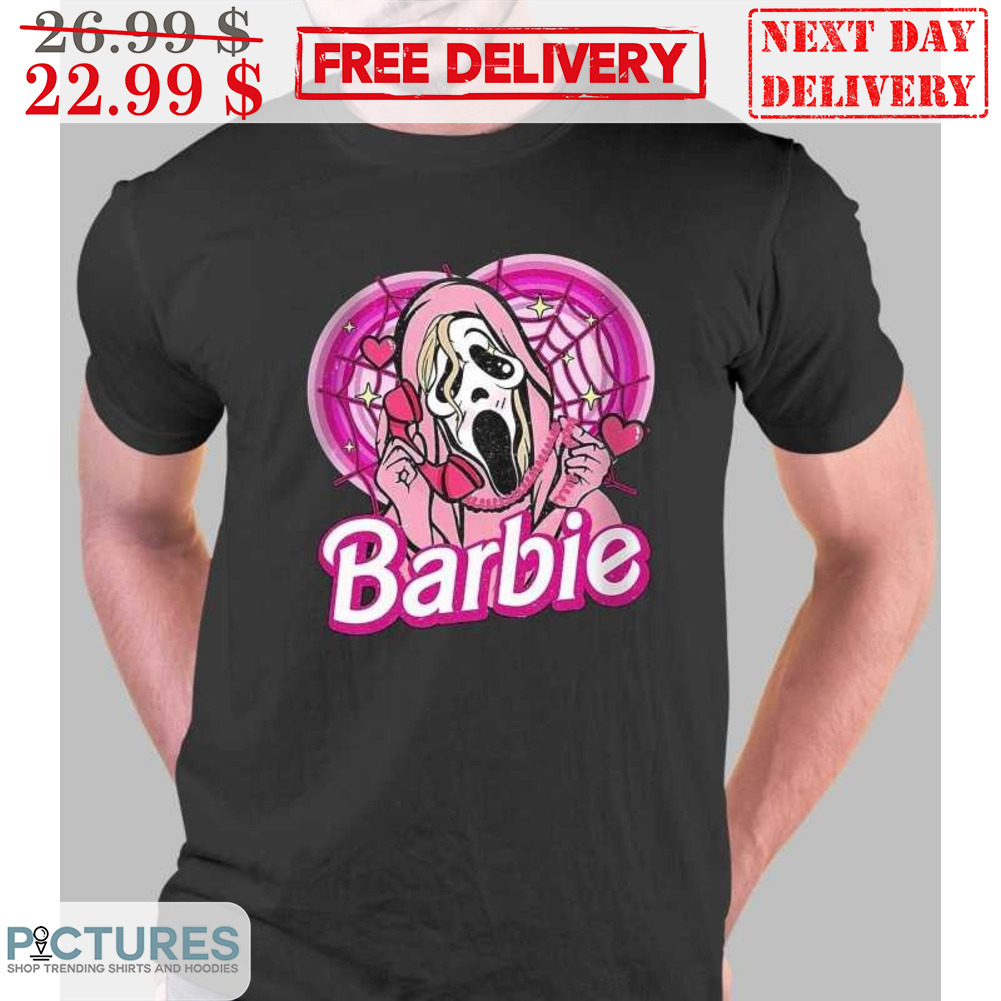 Ghostface Pink Barbie Halloween 2023 Horror Character Shirt