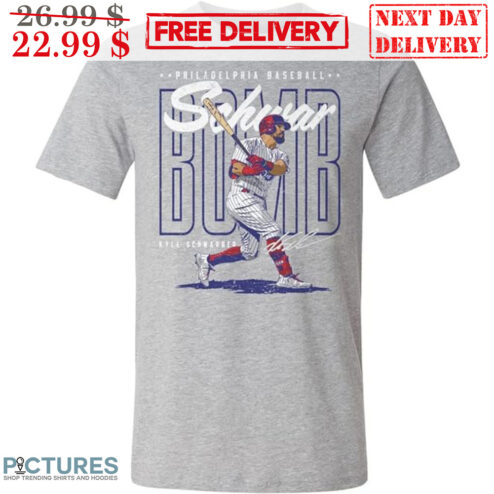 Schwar Bomb Philadelphia Baseball Signature MLB Shirt