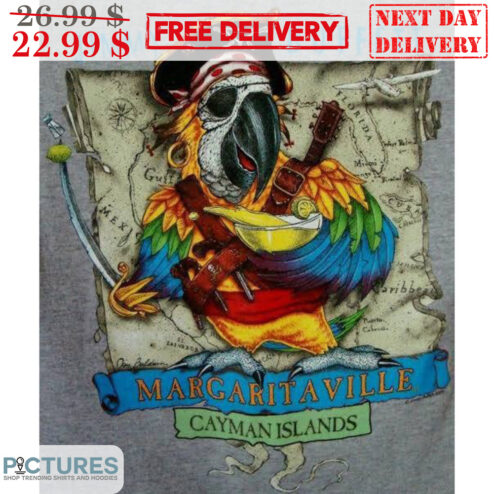 Jimmy Buffett Margaritaville Cayman Islands Parrot Vintage Shirt