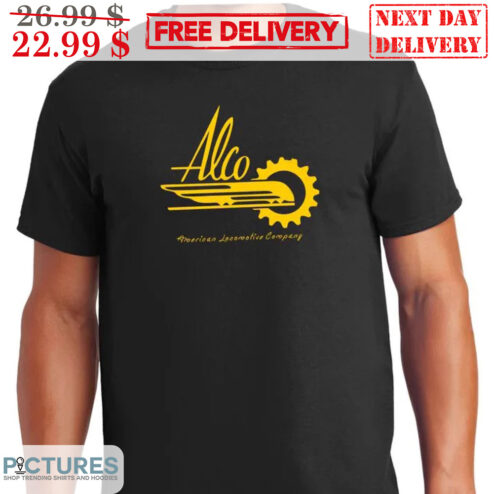 Alco Screen Printed American Locomotive Company Shirt