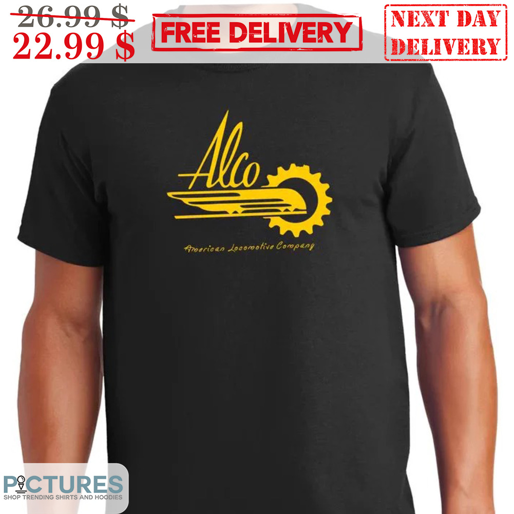 Alco Screen Printed American Locomotive Company Shirt