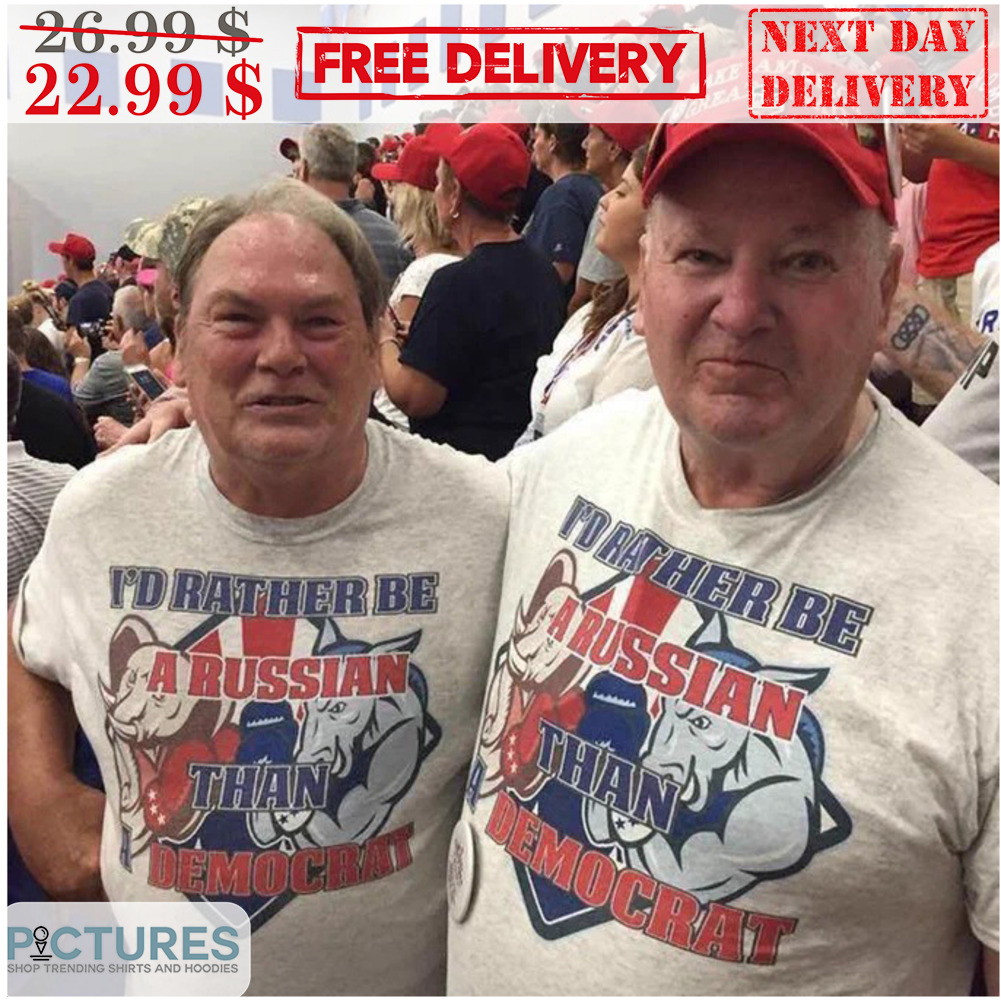 I'd Rather Be A Russian Than Democrat Elephant Horses Shirt
