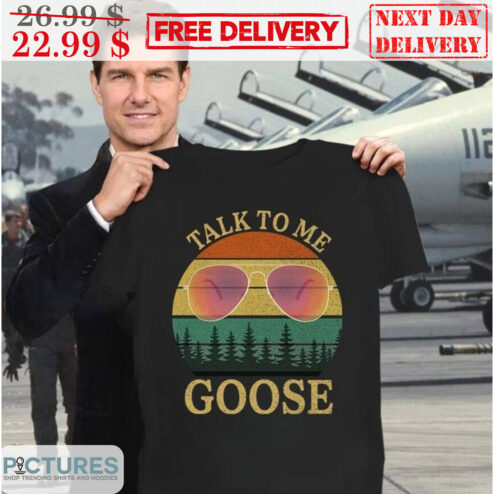 Glasses Talk To Me Goose Retro Vintage Shirt