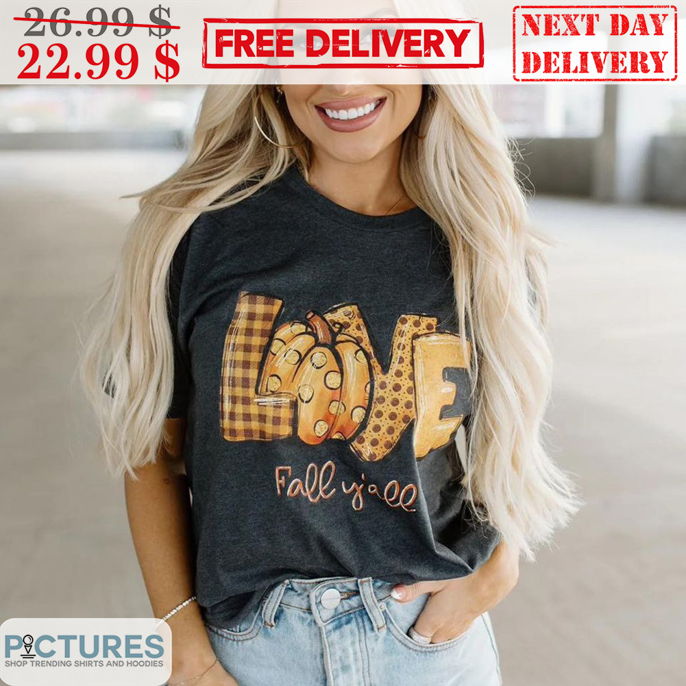 Pumpkin Love Fall Y'all Vintage Shirt