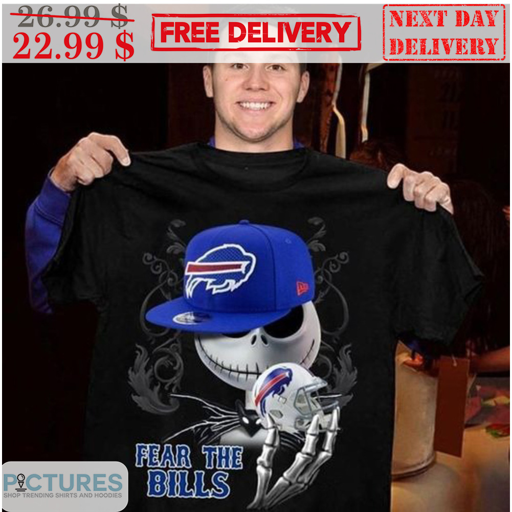 Jack Skellington Fear The Bills Buffalo Bills NFL Shirt