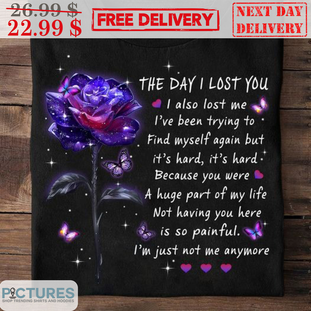 Rose The Day I Lost You Memorial Day Shirt