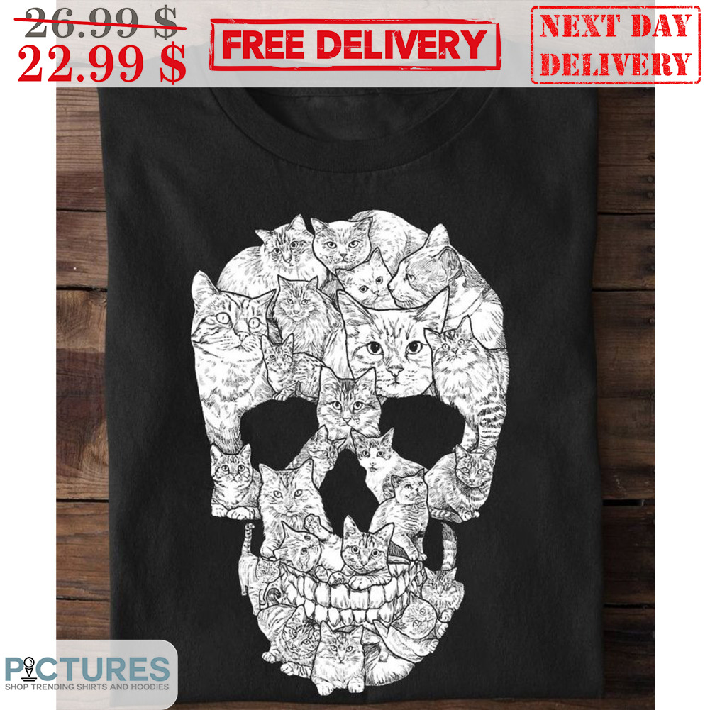 Skull Cat Halloween Shirt Skull Cat Halloween Shirt